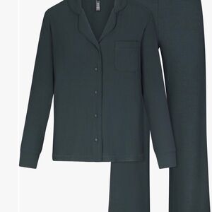 SKIMS Cypress  Soft Lounge Rib Sleep Set